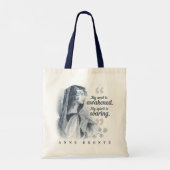 Anne Bronte citaat Mijn ziel is ontwaakt Tote Bag (Achterkant)