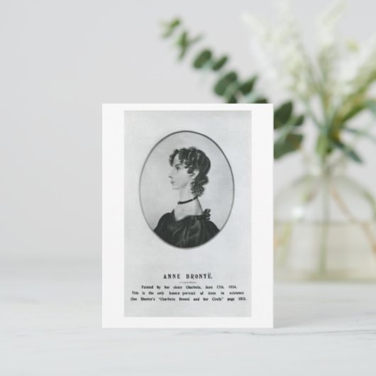 Anne Brontë portret Briefkaart (Staand voorkant)