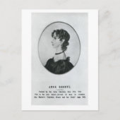Anne Brontë portret Briefkaart (Voorkant)