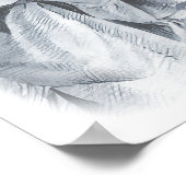 Anne Bronte Quote Mijn ziel is ontwaakt Floral Poster (Hoek)