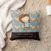 Anne Classic Literature Quote Neursery Kussen (Deken)