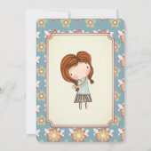 Anne Classic Story Baby shower Uitnodiging (Achterkant)