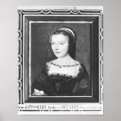 Anne de Pisseleu Duchess of Etampes, c.1448 Poster (Voorkant)