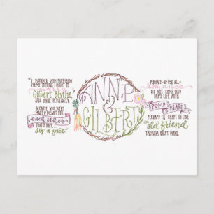 Anne & Gilbert Briefkaart