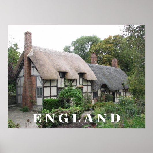 Anne Hathaway's Cottage Poster (Voorkant)