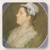 Anne Hogarth (1701-71), c.1740 (olie op canvas) (p Drankjes Onderzetter (Voorkant)