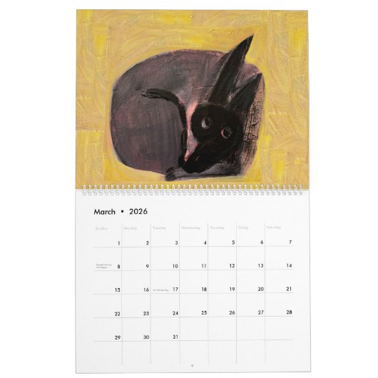 ANNE MADE 2026 CALENDAR KALENDER (Mar 2026)