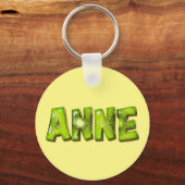 Anne Name Kiwi Ontwerp Sleutelhanger (Voorkant)
