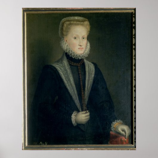Anne of Austria, koningin van Spanje Poster (Voorkant)