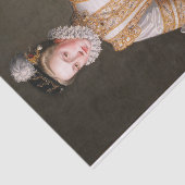 Anne of Austria Queen of Spain van Alonso Sanchez Tissuepapier (Detail)