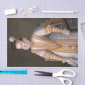 Anne of Austria Queen of Spain van Alonso Sanchez Tissuepapier (Craft)