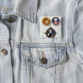 Anne of Cleves , 1539 en Jane Small Vierkante Button 5,1 Cm (In situ)