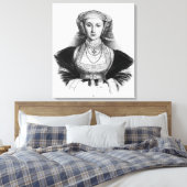Anne of Cleves Canvas Afdruk (Insitu (Slaapkamer))