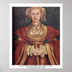 Anne of Cleves. Hans Holbein The Younger Poster