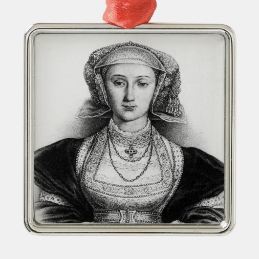 Anne of Cleves Metalen Ornament (Voorkant)
