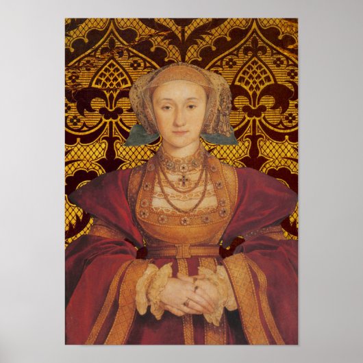 Anne of Cleves, Queen of England Portret Poster (Voorkant)