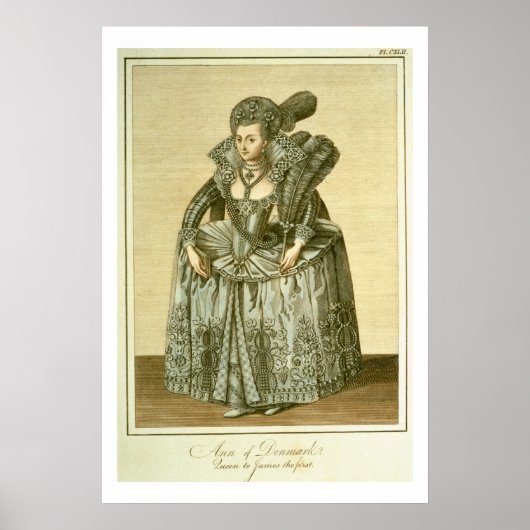 Anne of Denmark (1574-1619), echtgenote van James  Poster (Voorkant)