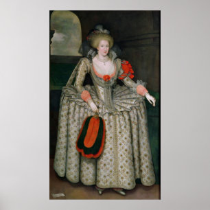 Anne of Denmark, c.1605-10 Poster