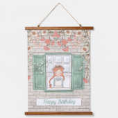 Anne of Green Gables Birthday Hanging Tapestry Hangend Wandkleed (Voorkant)