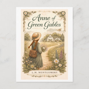 Anne of Green Gables Boekomslag Briefkaart