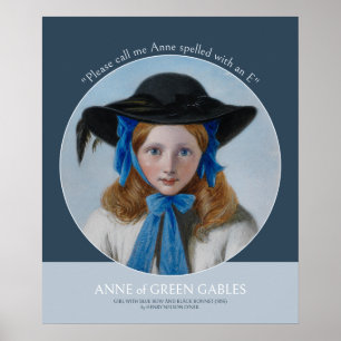 Anne of Green Gables CC0391 Montgomery citeert Poster
