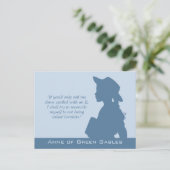 Anne of Green Gables CC0949 Montgomery citeert Briefkaart (Staand voorkant)