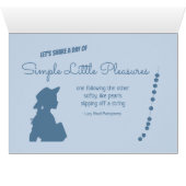 Anne of Green Gables CC1086 Birthday-uitnodiging (Binenzijde Horizontaal (Onderkant))