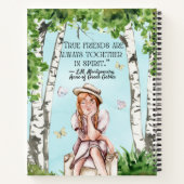 Anne of Green Gables Custom Name Spiral Notitieboe Notitieboek (Achterkant)