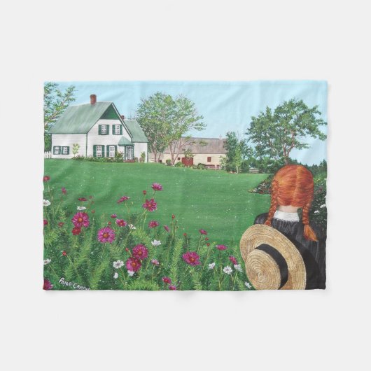 Anne of Green Gables Fleece Blanket, Small Deken (Voorkant (Horizontaal))
