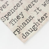 Anne of Green Gables Fleece Deken (Hoek)