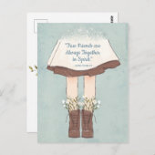 Anne of Green Gables Friendship Quote Briefkaart (Voorkant / Achterkant)