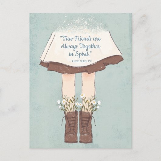 Anne of Green Gables Friendship Quote Briefkaart (Voorkant)