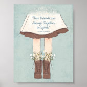 Anne of Green Gables Friendship Quote Poster (Voorkant)
