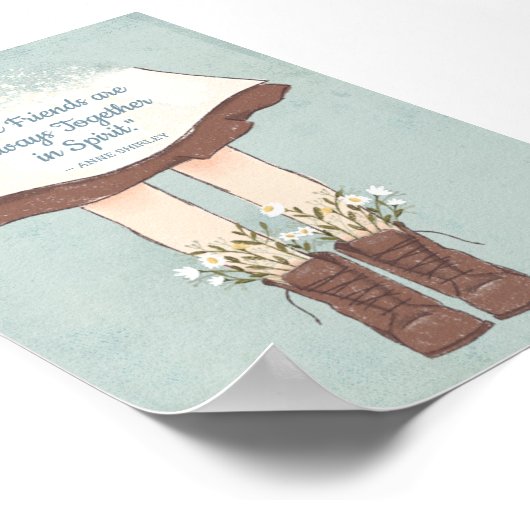 Anne of Green Gables Friendship Quote Poster (Hoek)