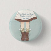 Anne of Green Gables Friendship Quote Ronde Button 3,2 Cm (Voorkant)