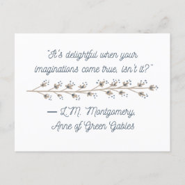 Anne of Green Gables Geïnspireerd Briefkaart
