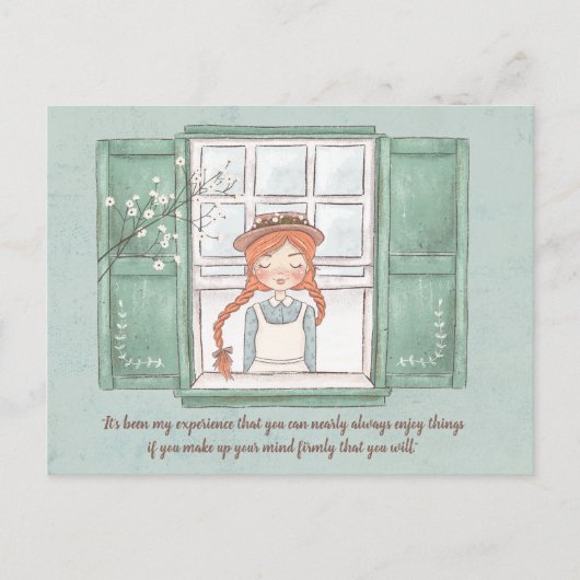 Anne of Green Gables Geniet van dingen Briefkaart (Voorkant)