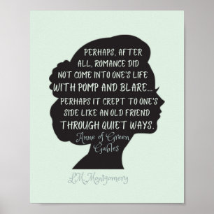 Anne of Green Gables groene liefdescitaat Poster