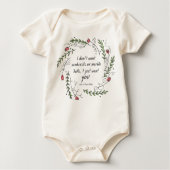 Anne of Green Gables "Just You"-Baby Romper (Voorkant)