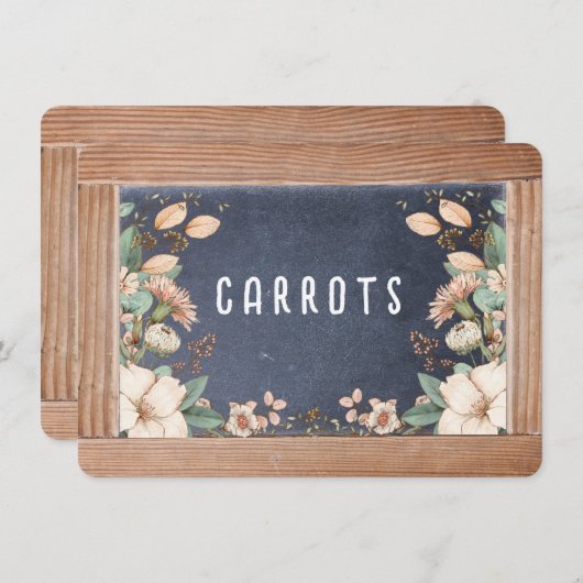 Anne of Green Gables Krijtbord Menu/Plaats Kaart (Voorkant / Achterkant)