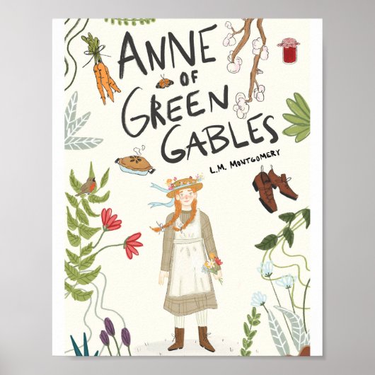 Anne of Green Gables L.M Montgomery Poster (Voorkant)