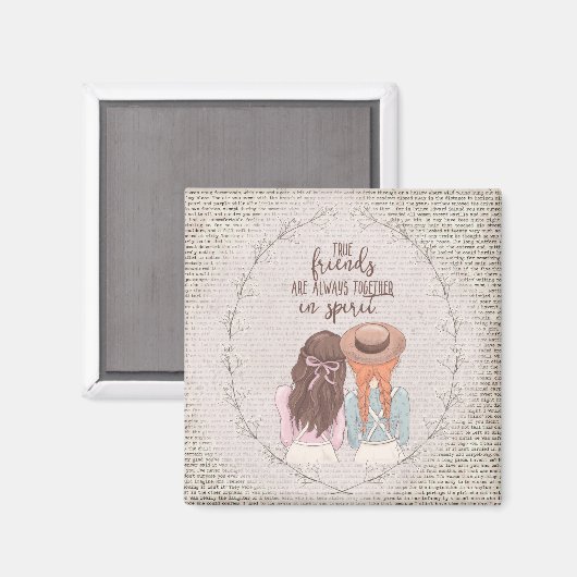 Anne of Green Gables magnet (Voorkant / Achterkant)