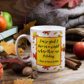 Anne of Green Gables Oktober Persoonlijke Herfst Mok