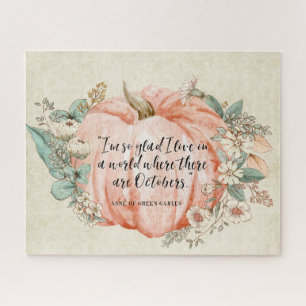 Anne of Green Gables Oktober Quote Legpuzzel