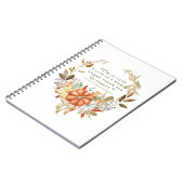 Anne of Green Gables Oktober Quote Notitieboek (Linkerzijde)