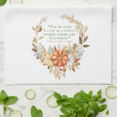 Anne of Green Gables Oktober Quote Theedoek (Gevouwen)