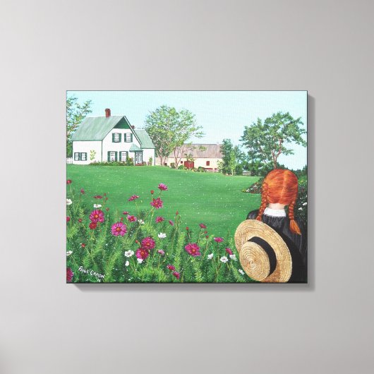 Anne of Green Gables, PEI C Canvas Afdruk (Voorkant)