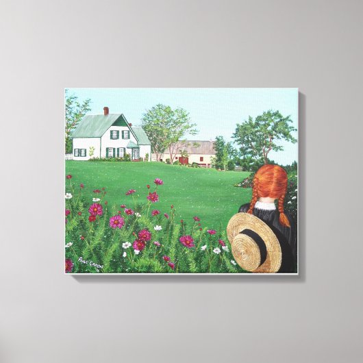 Anne of Green Gables, PEI C Canvas Afdruk (Voorkant)