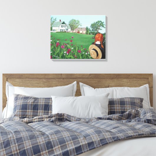 Anne of Green Gables, PEI C Canvas Afdruk (Insitu (Slaapkamer))