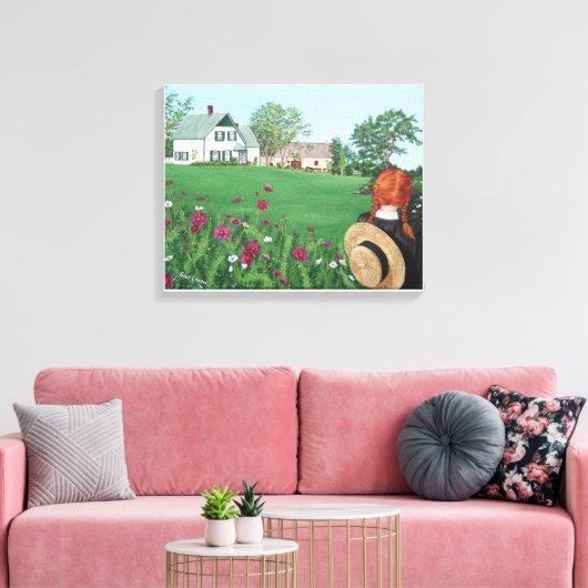 Anne of Green Gables, PEI C Canvas Afdruk (Insitu (Woonkamer))